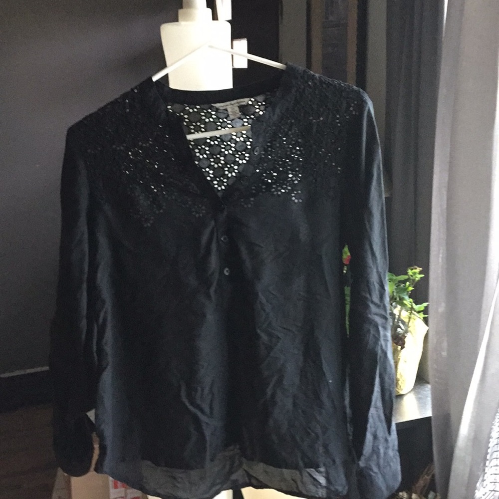 American Eagle Black Shirt S/P